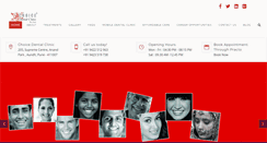 Desktop Screenshot of choicedentalclinic.com