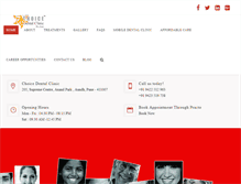 Tablet Screenshot of choicedentalclinic.com